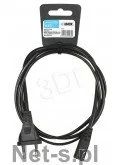 Kable komputerowe i do monitorów - iBox Kabel zasilający I-BOX KZ3 EURO 2-PIN AUDIO-RTV VDE (IKZ3) - miniaturka - grafika 1