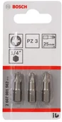 Klucze i nasadki - Bosch Bity PZ3 25 mm 3 szt. - miniaturka - grafika 1