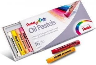 Pentel Poland Sp z o.o PASTELE OLEJNE W 16 KOLORACH PHN-16 - Przybory szkolne - miniaturka - grafika 4