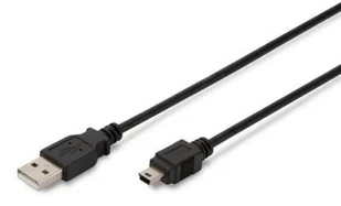 Assmann Kabel USB A/męskie - męskieini B/M,1 m AK-300108-010-S - Kable USB - miniaturka - grafika 2