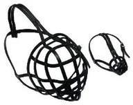 Kagańce dla psów - Chaba Kaganiec Skóra R1 - dla rottweilera suki 2254 - miniaturka - grafika 1