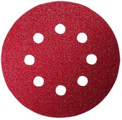 Materiały ścierne - Bosch Papier ścierny ekscentryczny z rzepem perforowane wielkość ziarna 40 125 mm 2609256A22 5 szt - miniaturka - grafika 1