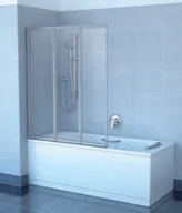 Parawany nawannowe - Ravak PARAWAN VS3 100 satyna SZKŁO TRANSPARENT (795P0U00Z1) - miniaturka - grafika 1