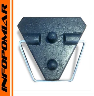 Żabka niwelacyjna żeliwna 3kg - Sprzęt geodezyjny - miniaturka - grafika 2