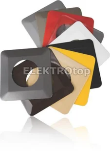 Zamel Osłona ściany pojedyncza OSX-910, biała - Klawisze i ramki - miniaturka - grafika 2