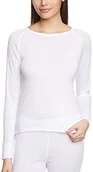 Bluzy narciarskie - CMP Cmp Bielizna Termoaktywna  Koszulka Damska Z Długim Rękawem, Biały, D34 (3Y06256_A001_D34) - miniaturka - grafika 1