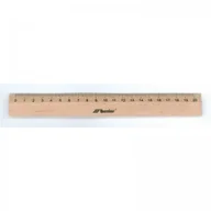Linijki, ekierki - Leniar Linijka drewniana 20cm 30061 - miniaturka - grafika 1
