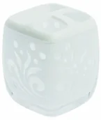 Końcówki do szczoteczek elektrycznych - Fantasia Fantasia uchwyt do szczoteczek do zębów, akryl, biały Fleur Collection 53054 - miniaturka - grafika 1