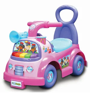 Fisher Price Little People Muzyczna Parada różowy - Jeździki dla dzieci - miniaturka - grafika 2