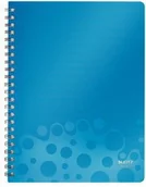 Szkolne artykuły papiernicze - Esselte Kołonotes LEITZ BEBOP A4/80 kratka niebieski ES659-1 - miniaturka - grafika 1