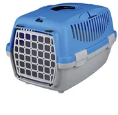 Transportery dla kotów - Trixie Transporter Capri I 48x32x31cm kolor niebieski 39812 - miniaturka - grafika 1