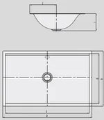 Umywalki - Kaldewei Silenio 3047 63,4x39,1 906006313001 - miniaturka - grafika 1