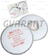 Okulary ochronne - 3M FILTR PRZECIWPYŁOWY DO MASEK I PÓŁMASEK 2138 kat_15 - miniaturka - grafika 1