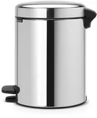 Kosze na śmieci - Brabantia Kosz na śmieci pedałowy NewIcon 5l stal polerowana - miniaturka - grafika 1