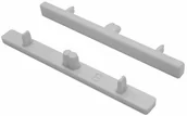 Karnisze - Zakończenie do szyny 3-torowej białe 2 szt. - miniaturka - grafika 1