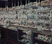 Meble sklepowe - Wyposażenie sklepu monopolowego lub małego sklepu spożywczego - miniaturka - grafika 1