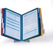 Artykuły biurowe - DURABLE VARIO TABLE 10, zestaw stołowy z 10 panelami A4, mix kolorów - miniaturka - grafika 1