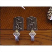 Repliki - akcesoria - Płatnerze hiszpańscy MYŚLIWSKIE SREBRNE WIESZAKI - miniaturka - grafika 1