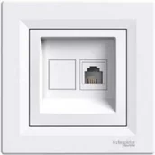 Gniazdka elektryczne - Schneider Gniazdo telefoniczne białe Asfora (EPH4100121) - miniaturka - grafika 1