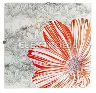 Candellux LAMPA ścienna Oprawa sufitowa KINKIET plafon SPRING 10-12968 czerwony kwadrat kwiaty - Lampy ścienne - miniaturka - grafika 2