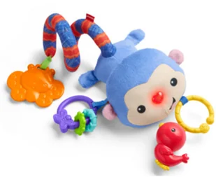 Fisher Price Rainforest zawieszka do wózka małpka DFP84 - Zawieszki dla dzieci i niemowląt - miniaturka - grafika 7