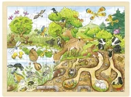 Puzzle - Goki Puzzle Natura 96 elementów - miniaturka - grafika 1