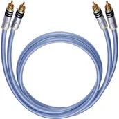 Kable - Oehlbach Kabel audio Cinch 13200 [2x Złącze męskie cinch 2x Złącze męskie cinch] 0.50 m niebieski - miniaturka - grafika 1