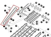 Części i akcesoria do maszyn rolniczych - CNH ŁAŃCUCH NAPĘDU PRZENOŚNIKA POCHYŁEGO 86579625 - miniaturka - grafika 1