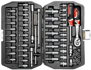 Yato Zestaw narzędziowy 1/4,kpl. 56 szt, xs YT-1450 - Zestawy narzędziowe - miniaturka - grafika 3
