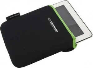 ESPERANZA Etui na Tablet 9.7 4:3 ET172G | Czarny / Zielony| GRUBY NEOPREN 3mm - Etui do tabletów - miniaturka - grafika 2