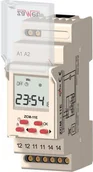 Programatory czasowe - Zamel PROGRAMATOR Czasowy 1-KAN. TYGODNIOWY ECONO 230V AC (ZCM-11E) - miniaturka - grafika 1