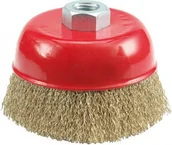 Akcesoria do elektronarzędzi - VOREL Szczotka czołowa 75 mm, drut karbowany 06970 - miniaturka - grafika 1