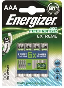 Energizer Akumulator Extreme AAA HR 1,2V 800mAh 4szt - Ładowarki i akumulatory - miniaturka - grafika 2