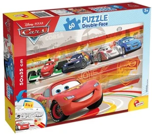 Lisciani Puzzle dwustronne plus auta 60 - Puzzle Lisciani Puzzle dwustronne plus auta 60 - Puzzle - miniaturka - grafika 1