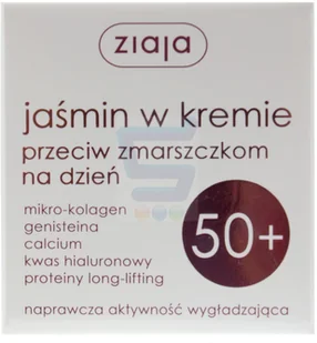 Ziaja jaśmin Krem przeciwzmarszczkowy na dzień 50+ 50ml - Kremy do twarzy - miniaturka - grafika 2