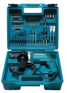 Wiertarki - Makita HP1631KX3 wiertarka udarowa w walizce, z 74-częściowym zestawem akcesoriów, 710 W - miniaturka - grafika 1