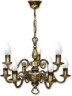 Lemir Świecznik żyrandol 9 - punktowy - Patyna 387/W9 426 / 387/W9 - Lampy sufitowe - miniaturka - grafika 2