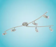 Lampy sufitowe - Eglo plafon sufitowy 6pł MAGNUM-LED 92645 - miniaturka - grafika 1