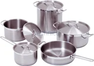 Akcesoria gastronomiczne - Bartscher 9-częściowy zestaw garnków | , A130442 A130.442 - miniaturka - grafika 1
