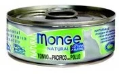 Mokra karma dla kotów - Monge Natural tuńczyk z kurczakiem  24 x 80 g - miniaturka - grafika 1