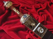 Repliki - broń - Płatnerze hiszpańscy GLADIUS IMPERATORSKI JULIUSZA CEZARA Z POCHWĄ - miniaturka - grafika 1