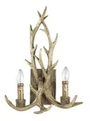 Lampy ścienne - Ideal Lux Kinkiet CHALET AP2 beżowy 115511 - miniaturka - grafika 1