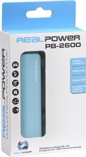 Realpower Powerbank Ultron PB 2600 149318 - Powerbanki - miniaturka - grafika 3