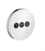 Zawory i kraniki - Hansgrohe Uno Zawór odcinający do 3 odbiorników nikiel szczotkowany 36727820 - miniaturka - grafika 1