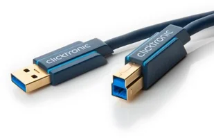 Clicktronic Kabel USB 3.0 70090 [1x Złącze męskie USB 3.0 A 1x Złącze męskie USB 3.0 B] 0.50 m niebieski - Kable USB - miniaturka - grafika 2