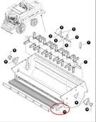 Części i akcesoria do maszyn rolniczych - CNH NÓŻ STAŁY SIECZKARNI 84037553 - 322235550 - 89516450 - miniaturka - grafika 1
