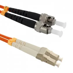 Qoltec Patchcord Światłowodowy Qoltec LC/UPC-LC/UPC MM 50/125 OM2 2m 54023 - Kable światłowodowe - miniaturka - grafika 3