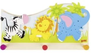 Goki Wieszak na ubrania dla dzieci Zwierzęta w Afryce - Wyposażenie pokoiku dziecięcego - miniaturka - grafika 2