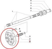 Części i akcesoria do maszyn rolniczych - CNH TARCZA SPRZĘGŁOWA - TŁUMIĄCA 5165710 - 5187845 - 87304267 - miniaturka - grafika 1