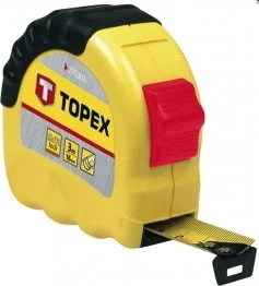 Topex Miara zwijana stalowa 3m x 16mm 27C303 - Poziomice, łaty, miary - miniaturka - grafika 3